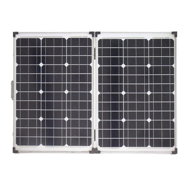 Folding poly portable solar panel