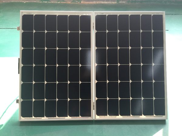 120w mono solar module with Floding Kit, home use solar module