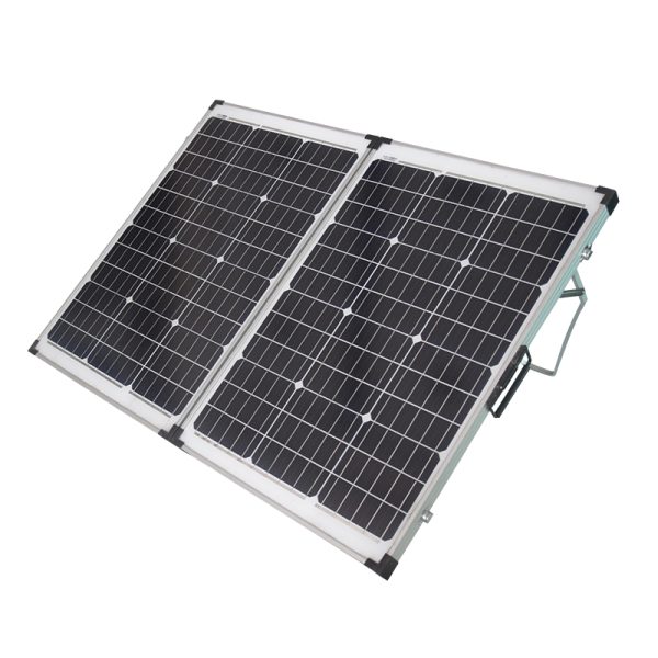 Folding poly portable solar panel