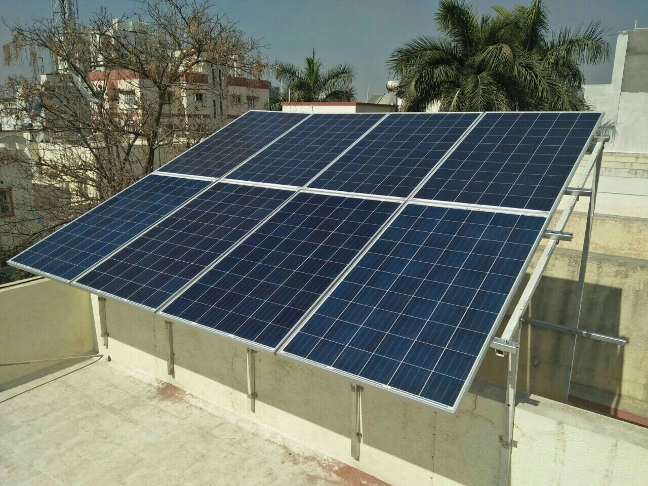 2kW solar panels